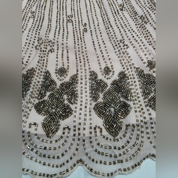 Reiss Light Pink Silk Blouse With Beading Size Small - Picture 5 of 7